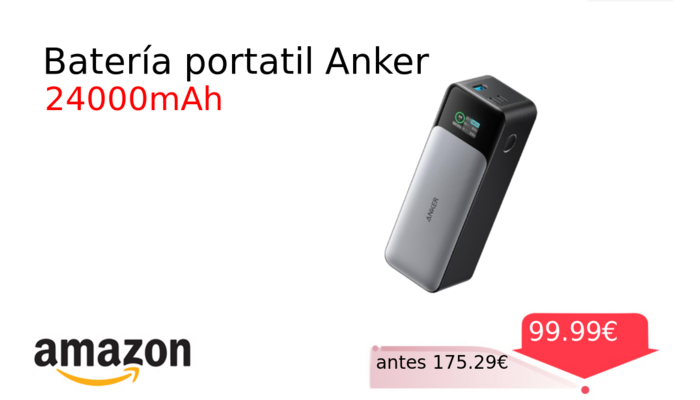 Batería portatil Anker