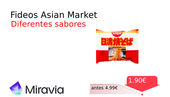 Fideos Asian Market