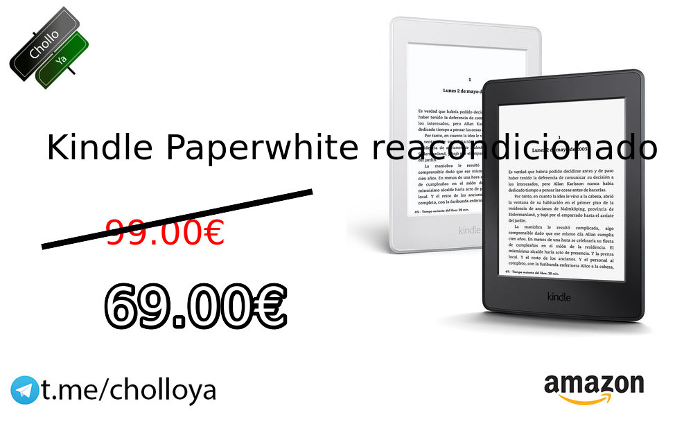 Chollo YA! Kindle Paperwhite reacondicionado