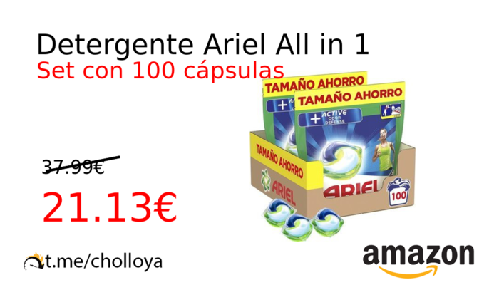 Detergente Ariel All in 1