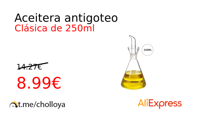 Aceitera antigoteo