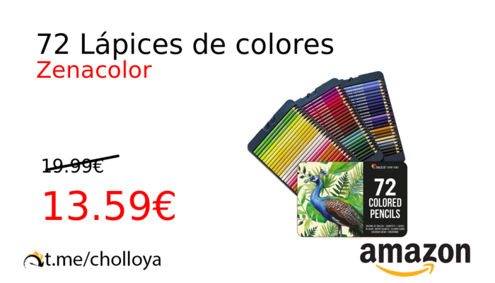 72 Lápices de colores