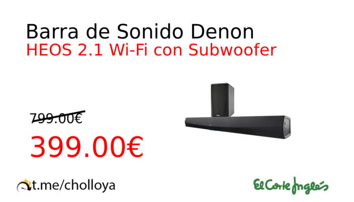 Barra de Sonido Denon