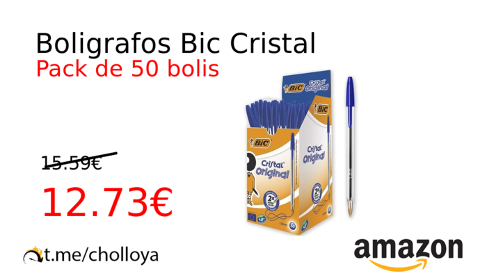 Boligrafos Bic Cristal