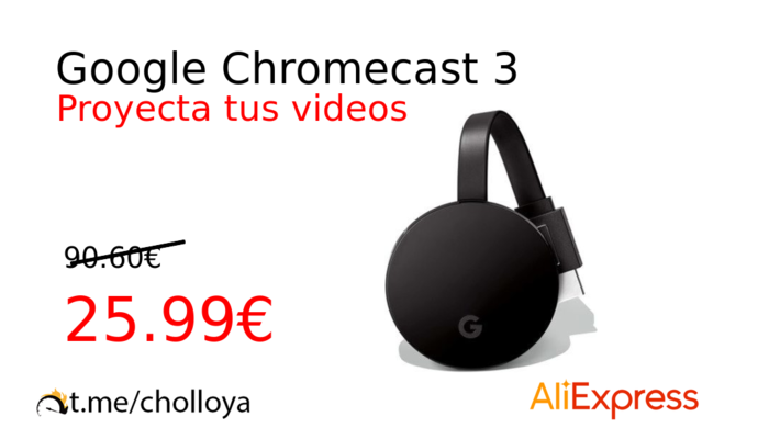 Google Chromecast 3