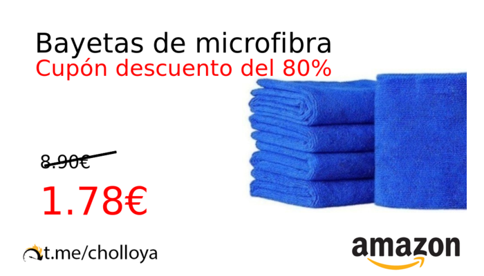 Bayetas de microfibra