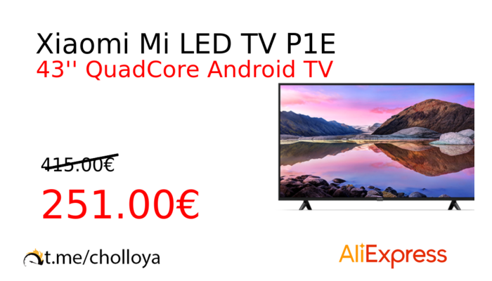 Xiaomi Mi LED TV P1E