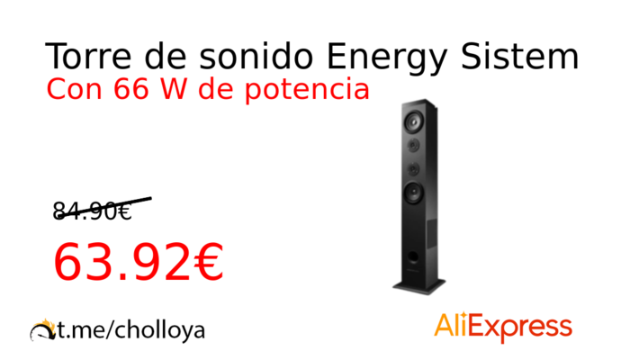 Torre de sonido Energy Sistem