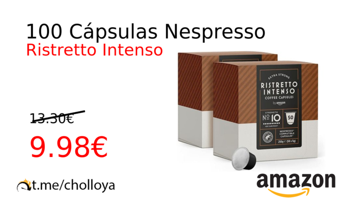 100 Cápsulas Nespresso