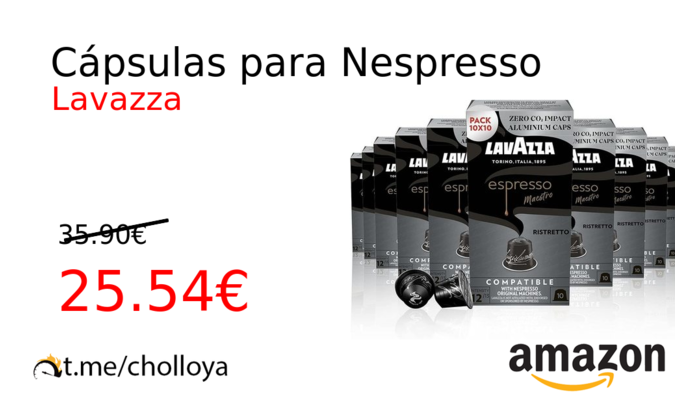 Cápsulas para Nespresso