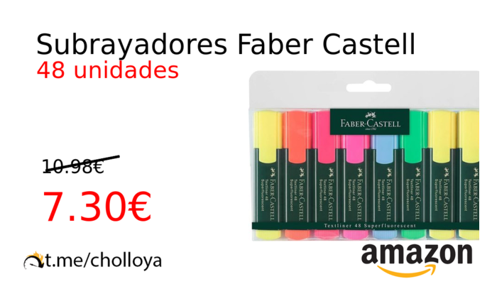 Subrayadores Faber Castell