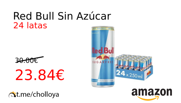 Red Bull Sin Azúcar