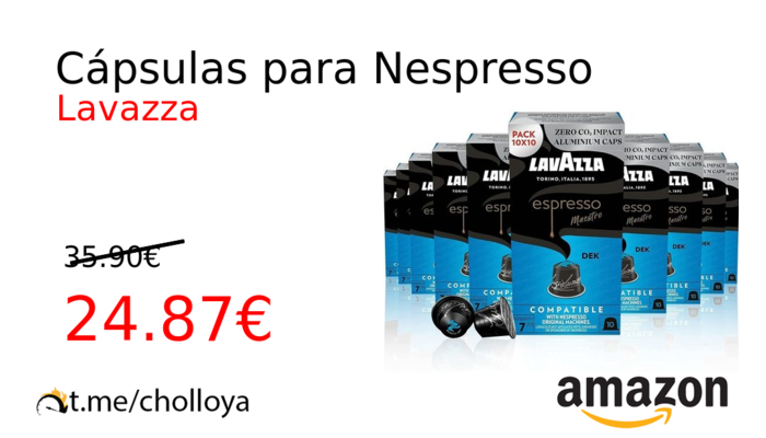 Cápsulas para Nespresso