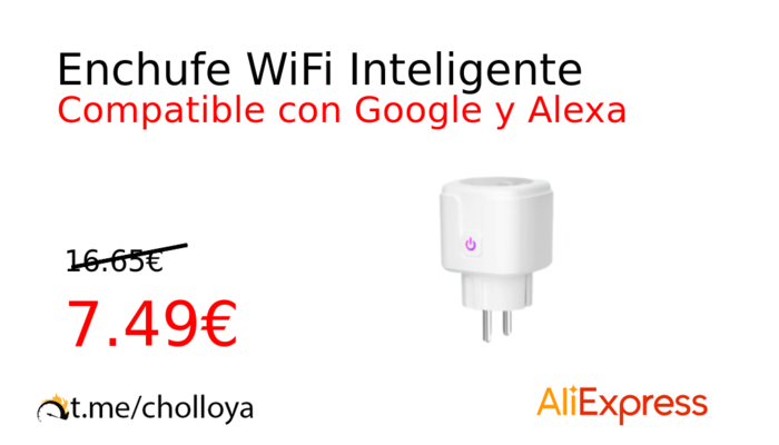 Enchufe WiFi Inteligente