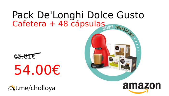 Pack De'Longhi Dolce Gusto