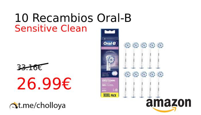 10 Recambios Oral-B