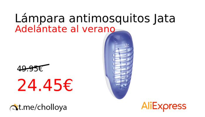 Lámpara antimosquitos Jata