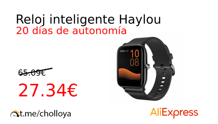 Reloj inteligente Haylou