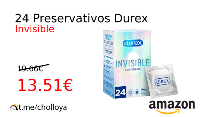 24 Preservativos Durex