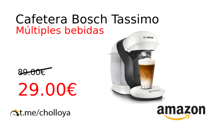 Cafetera Bosch Tassimo