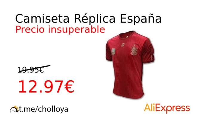 Camiseta Réplica España