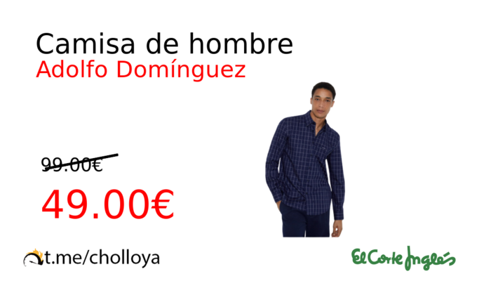 Camisa de hombre