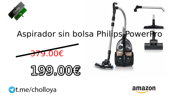 Aspirador sin bolsa Philips PowerPro