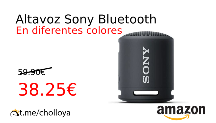 Altavoz Sony Bluetooth