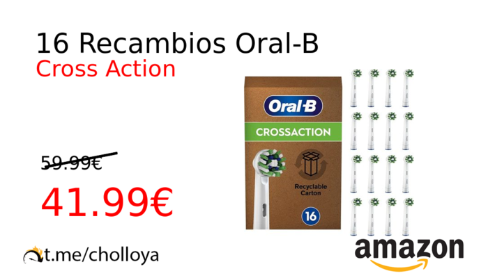 16 Recambios Oral-B