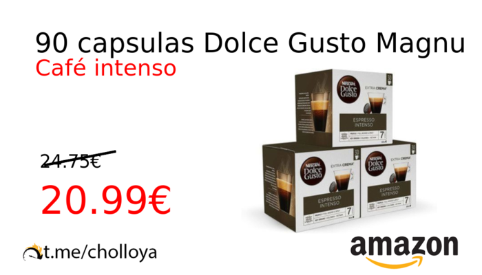 90 capsulas Dolce Gusto Magnum 