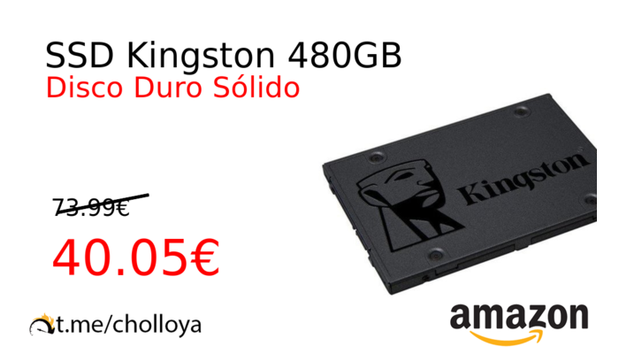 SSD Kingston 480GB