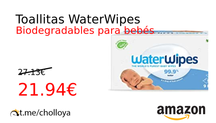 Toallitas WaterWipes