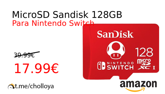 MicroSD Sandisk 128GB