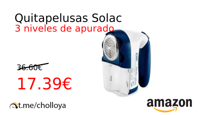 Quitapelusas Solac