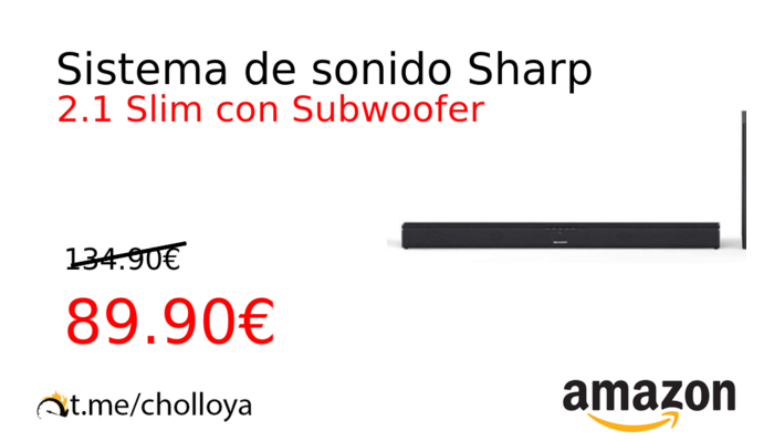 Sistema de sonido Sharp