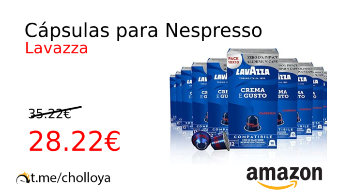 Cápsulas para Nespresso