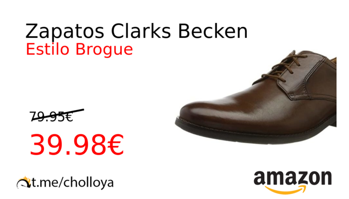 Zapatos Clarks Becken