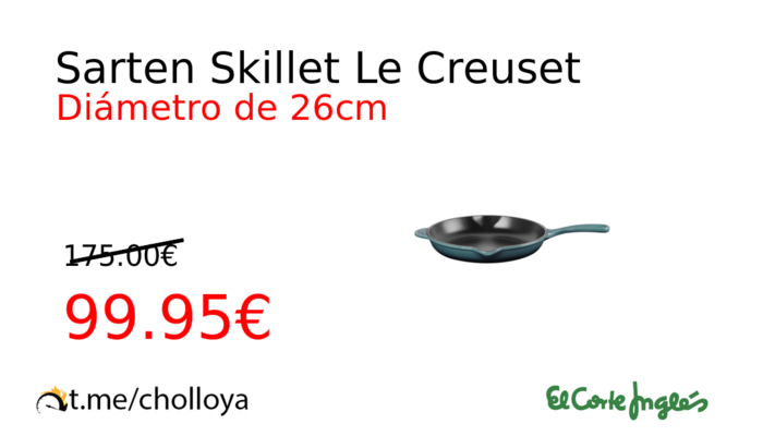 Sarten Skillet Le Creuset