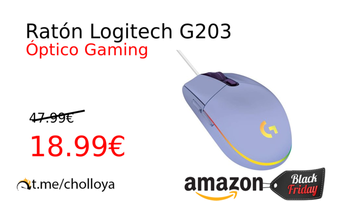 Ratón Logitech G203