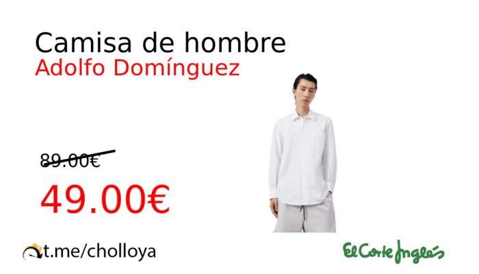 Camisa de hombre