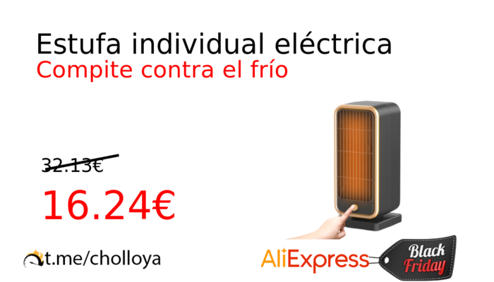 Estufa individual eléctrica