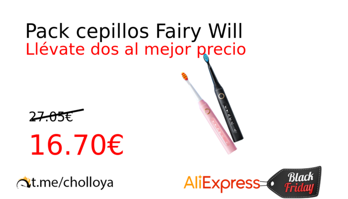 Pack cepillos Fairy Will