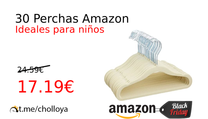 30 Perchas Amazon