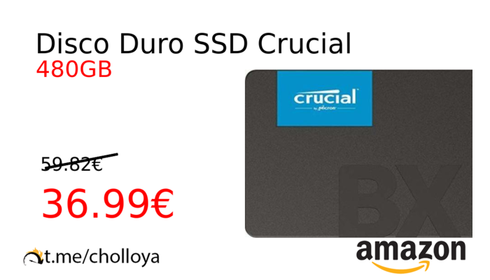 Disco Duro SSD Crucial