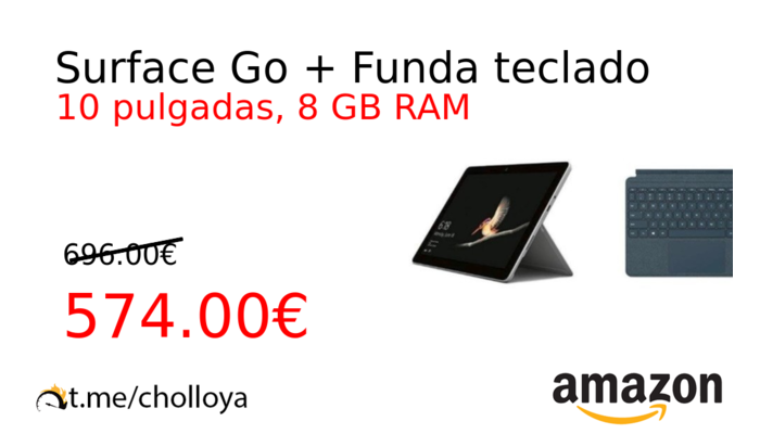 Surface Go + Funda teclado