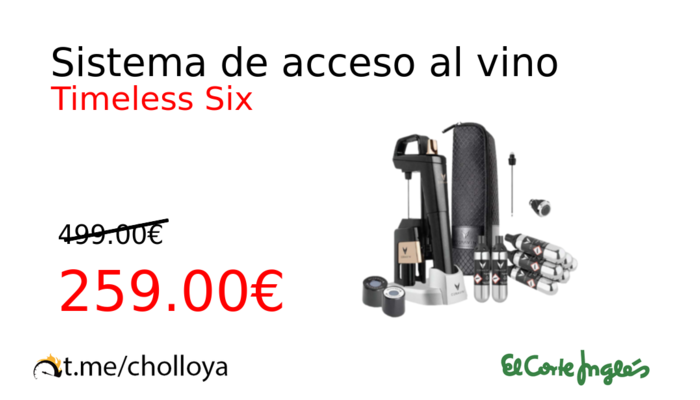 Sistema de acceso al vino