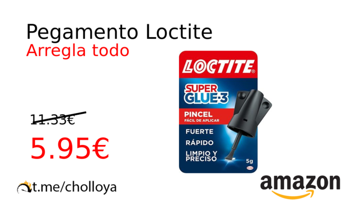 Pegamento Loctite