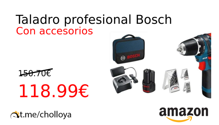 Taladro profesional Bosch