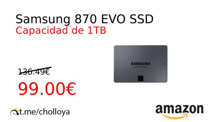 Samsung 870 EVO SSD