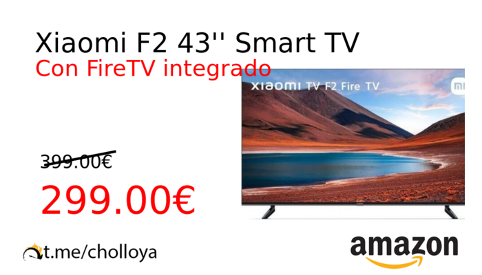 Xiaomi F2 43'' Smart TV